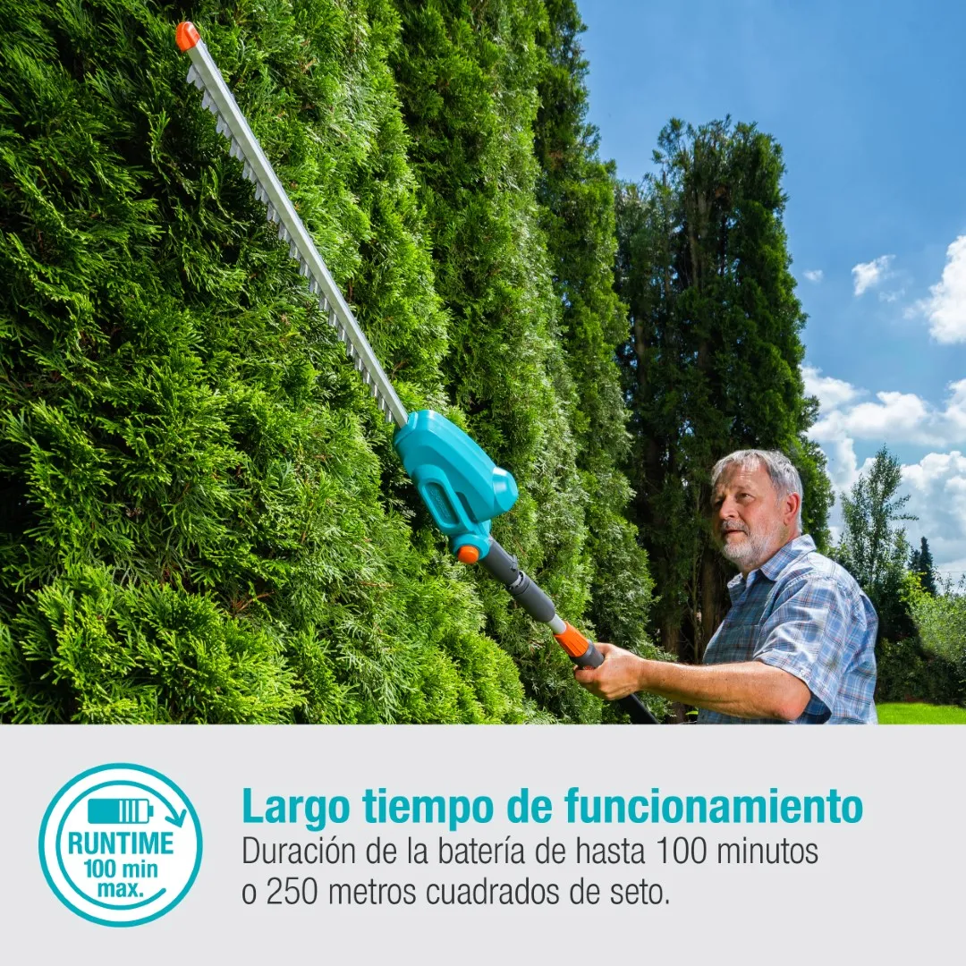 Cortacerco Batería Telescópico Gardena — foto 5