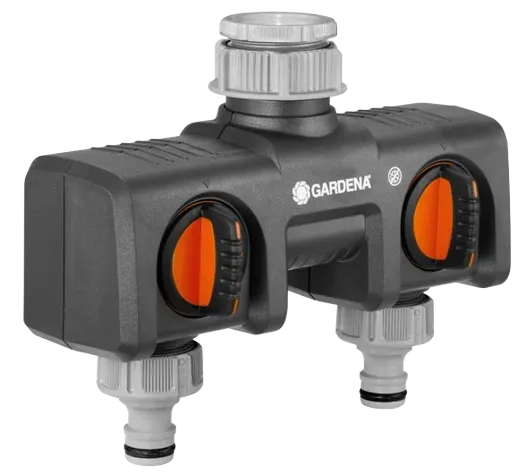 Distribuidor de 2 Vias con Llave para Canilla