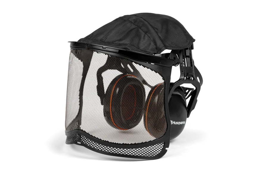 Protector Facial y Auditivo con Visor de Malla