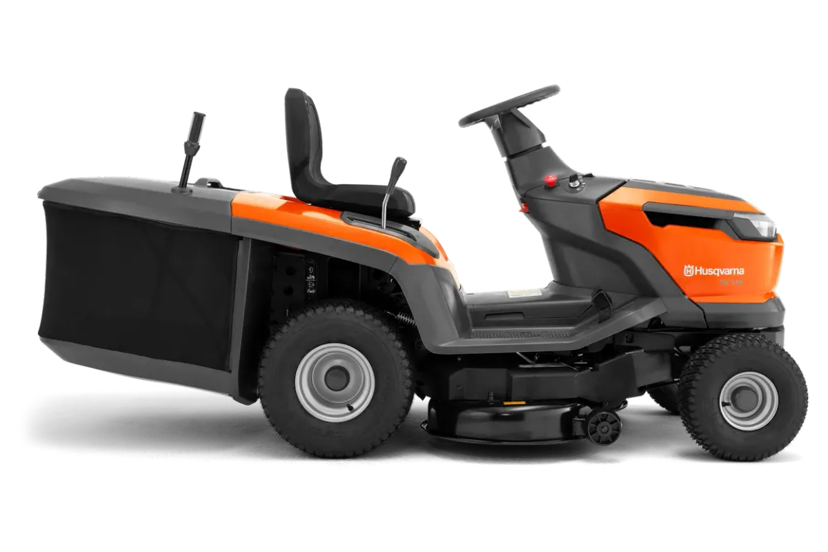Tractor Husqvarna C/recolector TC114 — foto 3